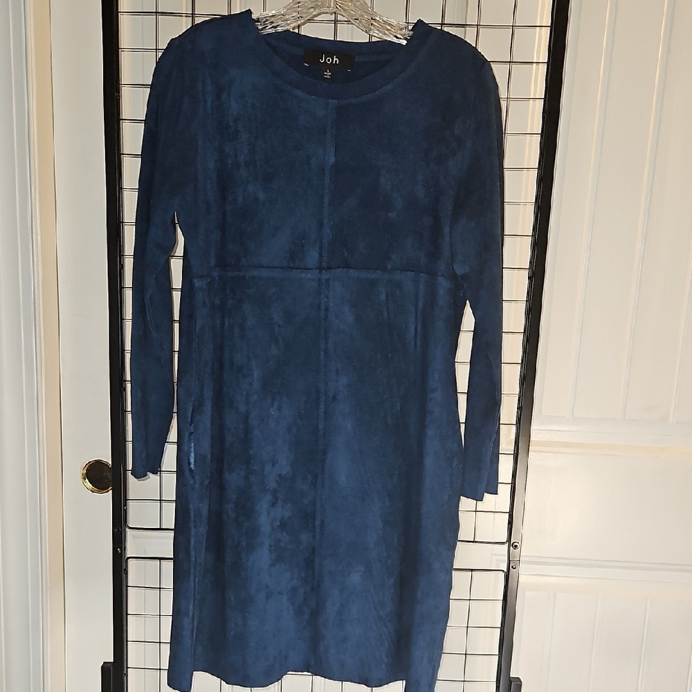 Joh Women's Elegant Navy Long Sleeve Dress